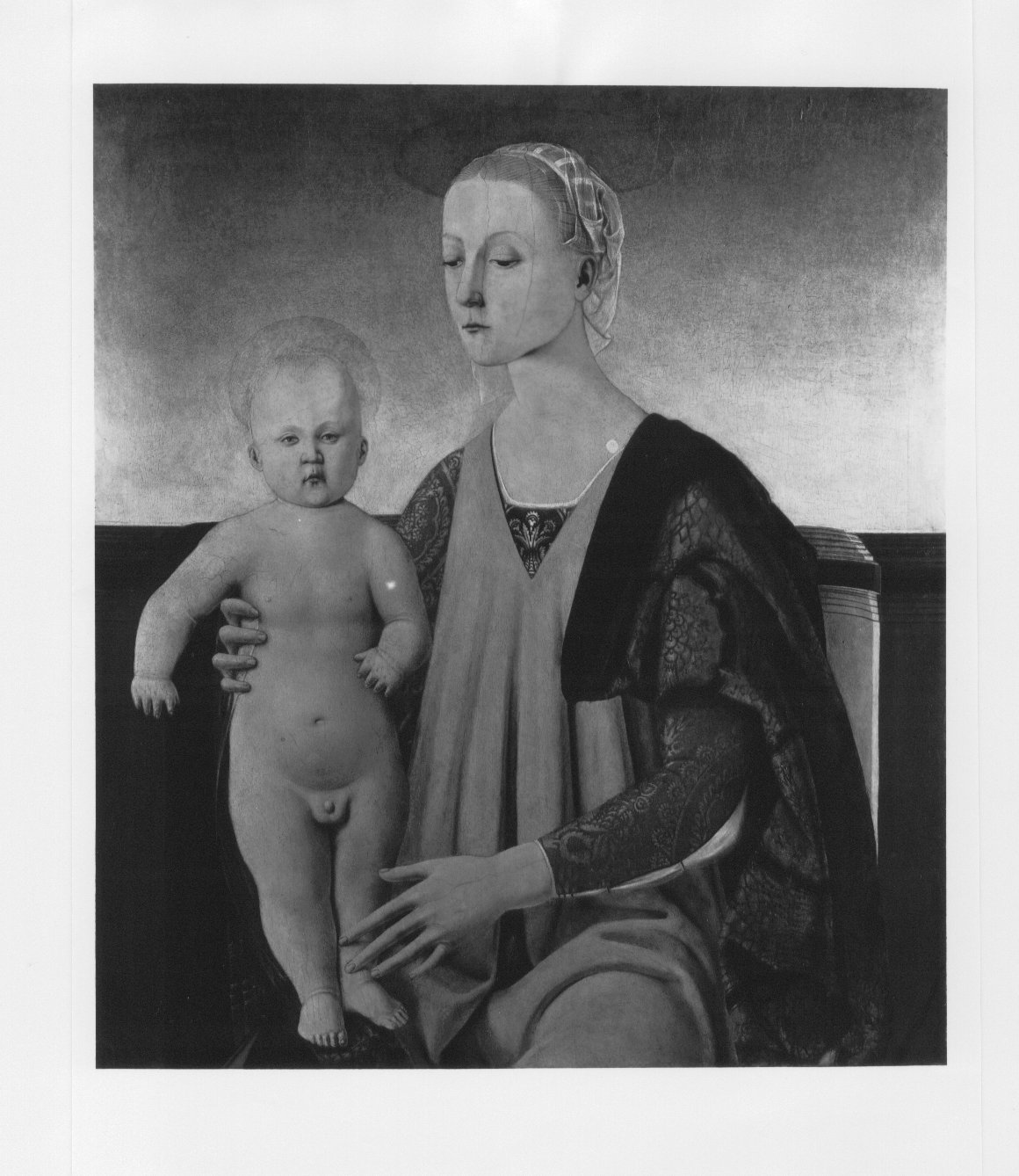 Madonna con il Bambino (dipinto) di Signorelli Luca (attribuito) (XV)