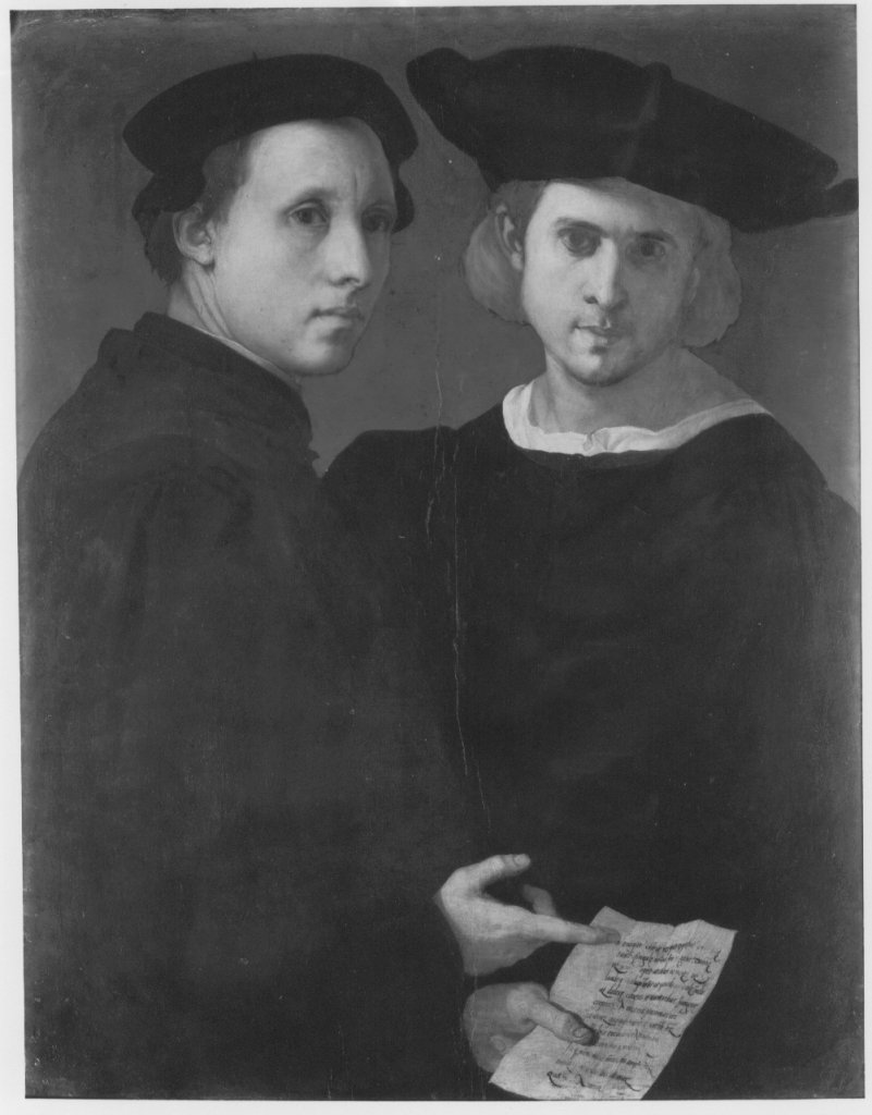 Doppio ritratto (dipinto) di Carucci Jacopo detto Pontormo (XVI)