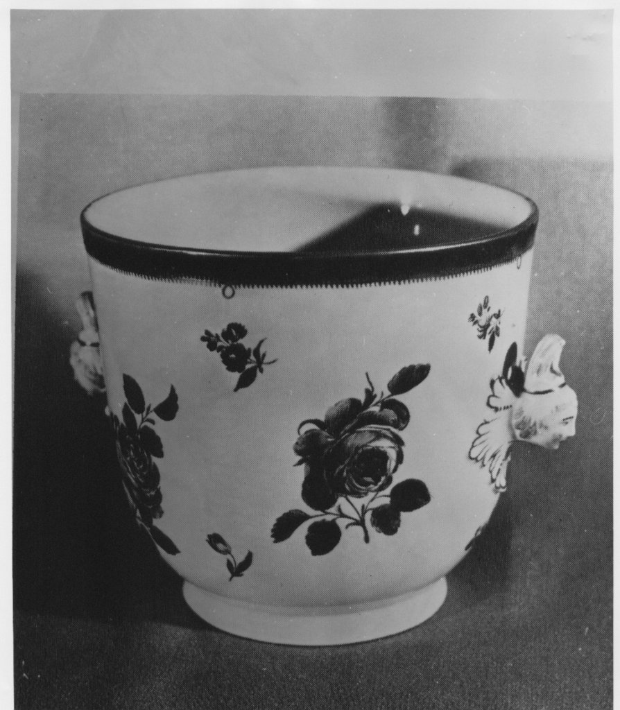 Cachepot con manici sagomati a testina (cachepot, serie) di Manifattura Cozzi (XVIII)