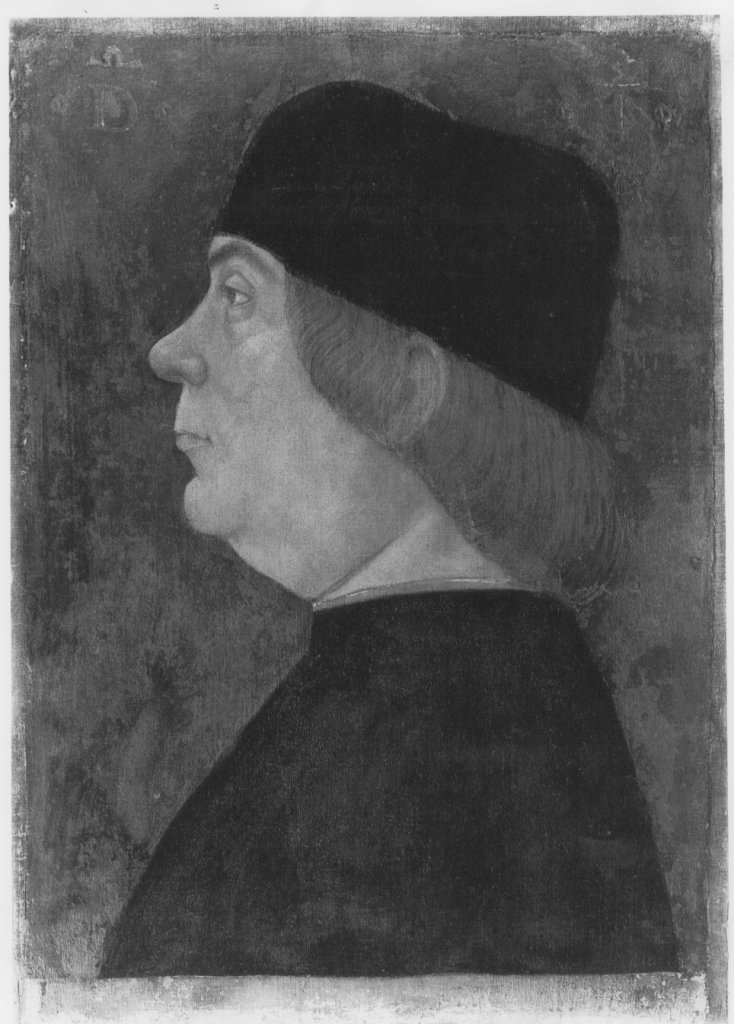 Ritratto di Tito Vespasiano Strozzi (dipinto) di D'Este Baldassarre (fine XV)