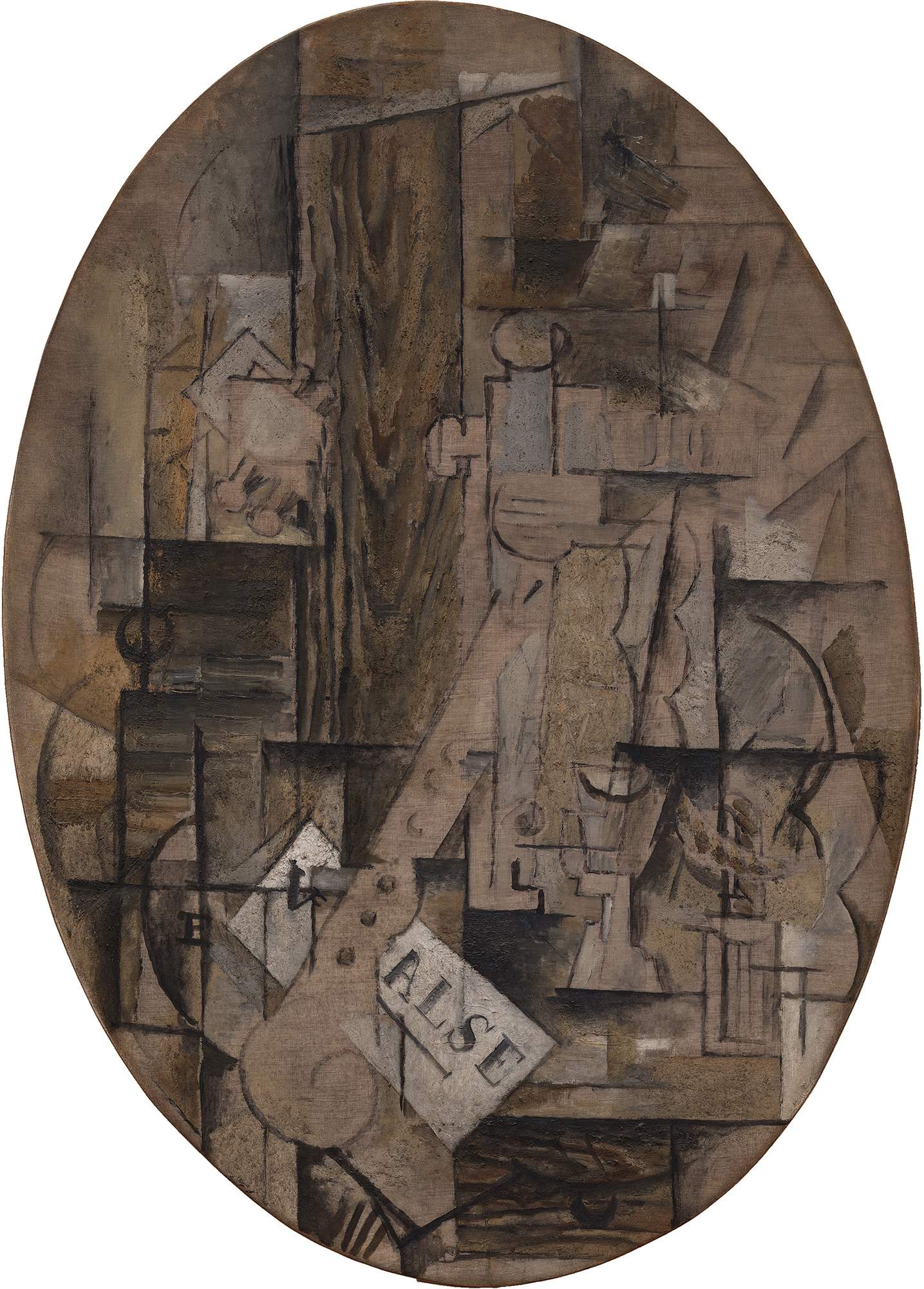 Il clarinetto (La Clarinette), natura morta (dipinto) di Braque Georges (primo quarto XX)