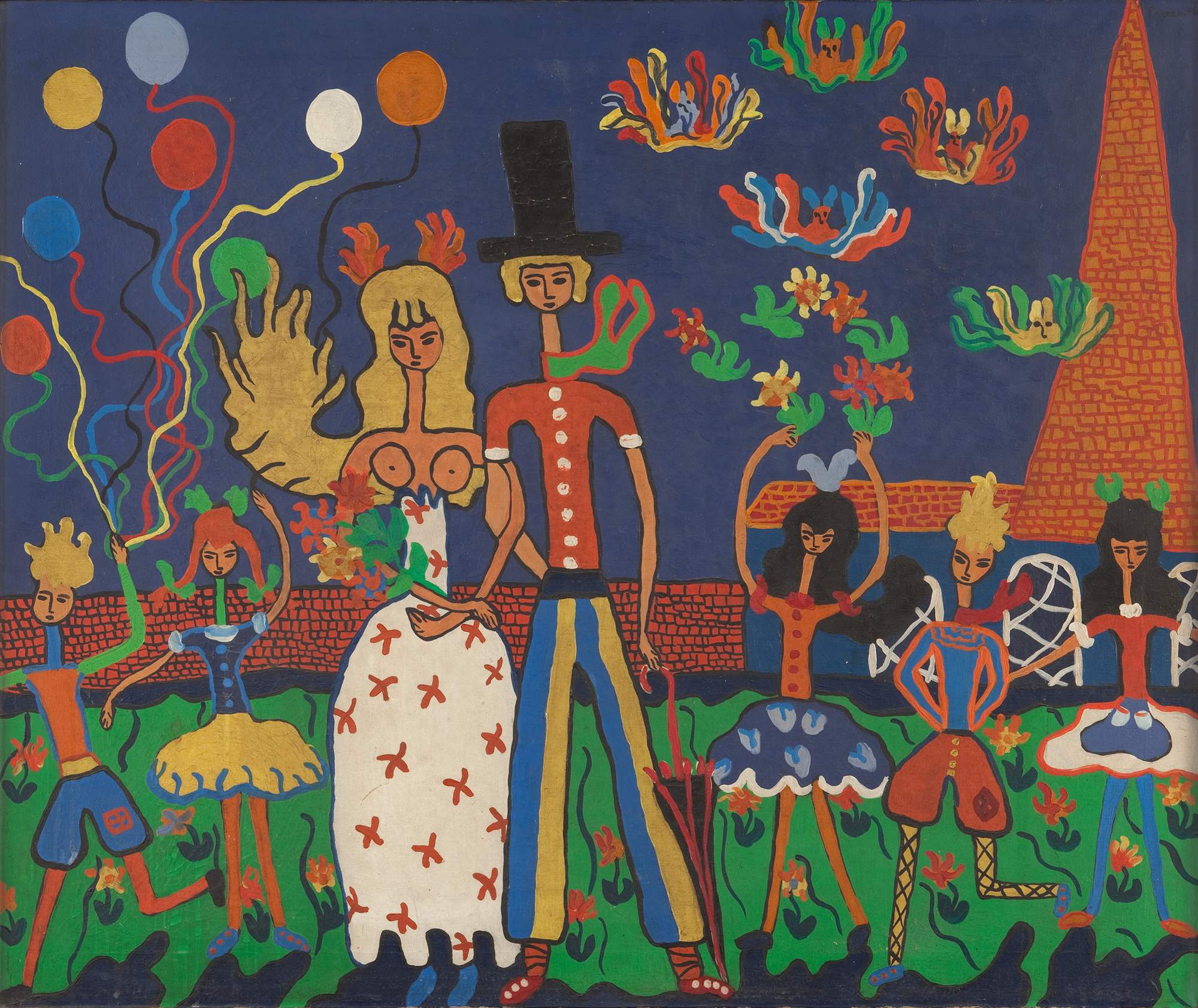 Le mie nozze (My wedding), scena di genere (dipinto) di Vail Pegeen detta Pegeen (secondo quarto XX)