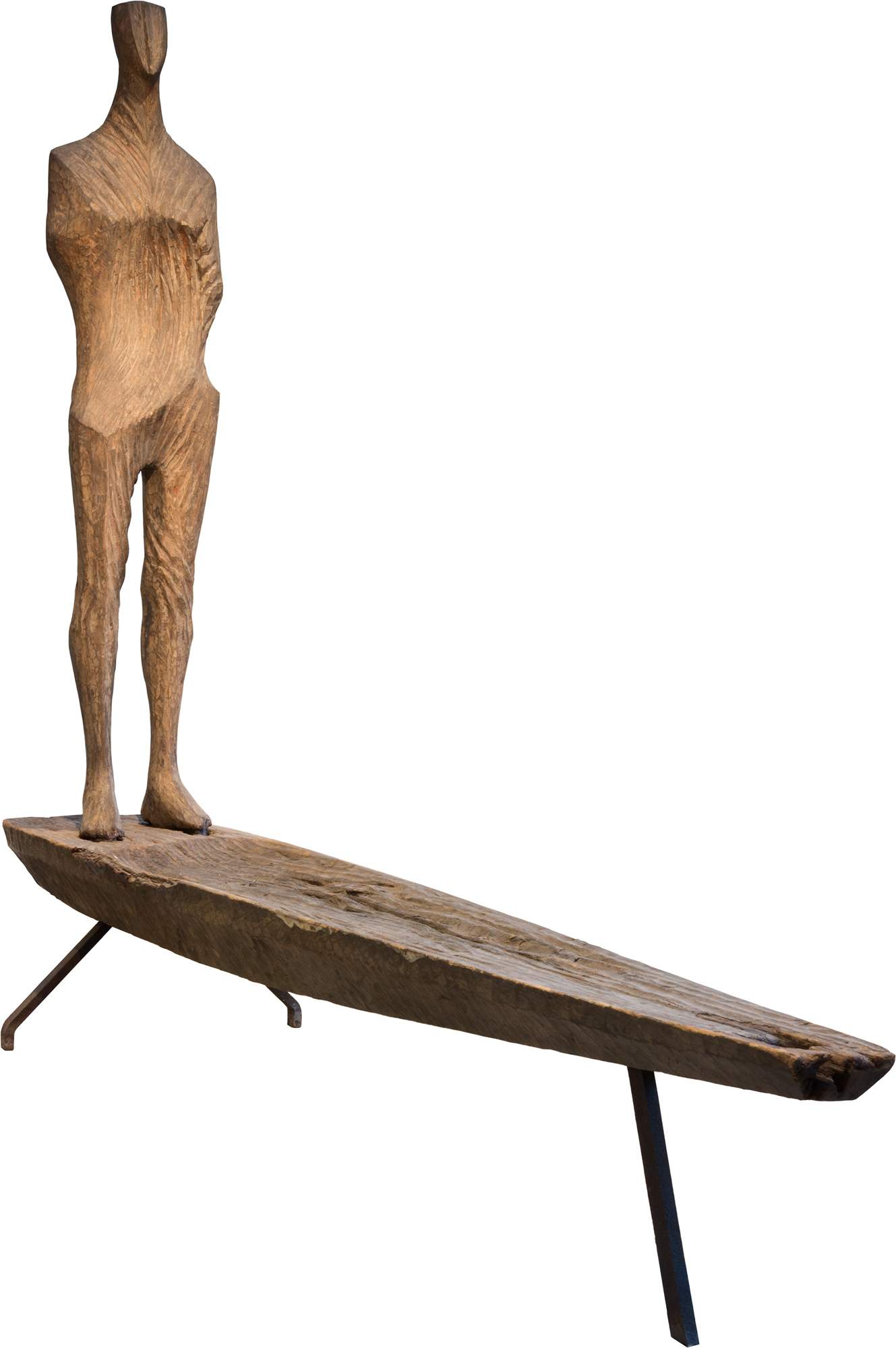 Deriva n. 2 (Drifting No. 2), figura umana (scultura) di Toyfuku Tomonori (terzo quarto XX)