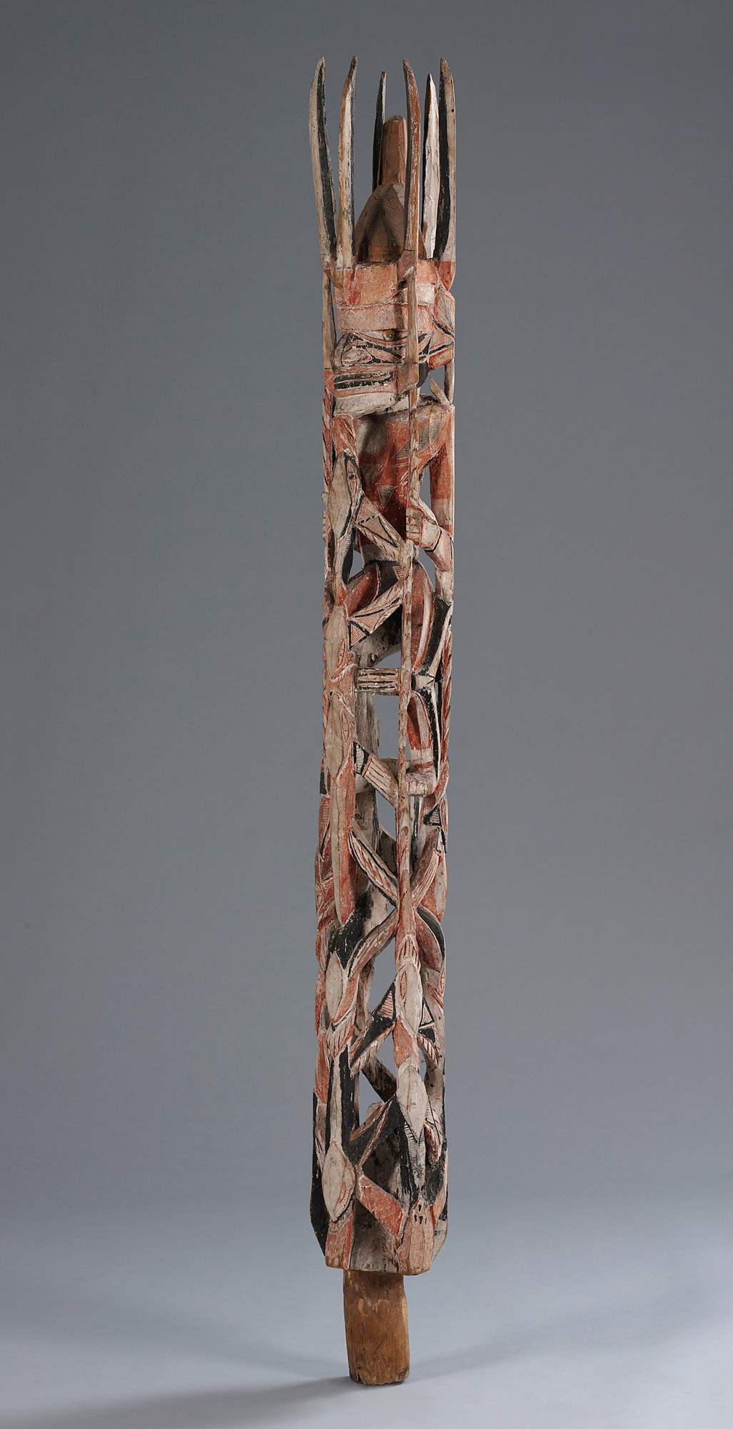 malangan maramarua, intaglio funerario (scultura) - ambito della Nuova Irlanda Settentrionale (inizio XX)