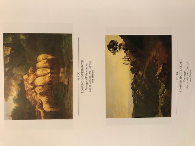 Gregge all'abbeverata (dipinto) di Edmund Hottenroth (XIX)