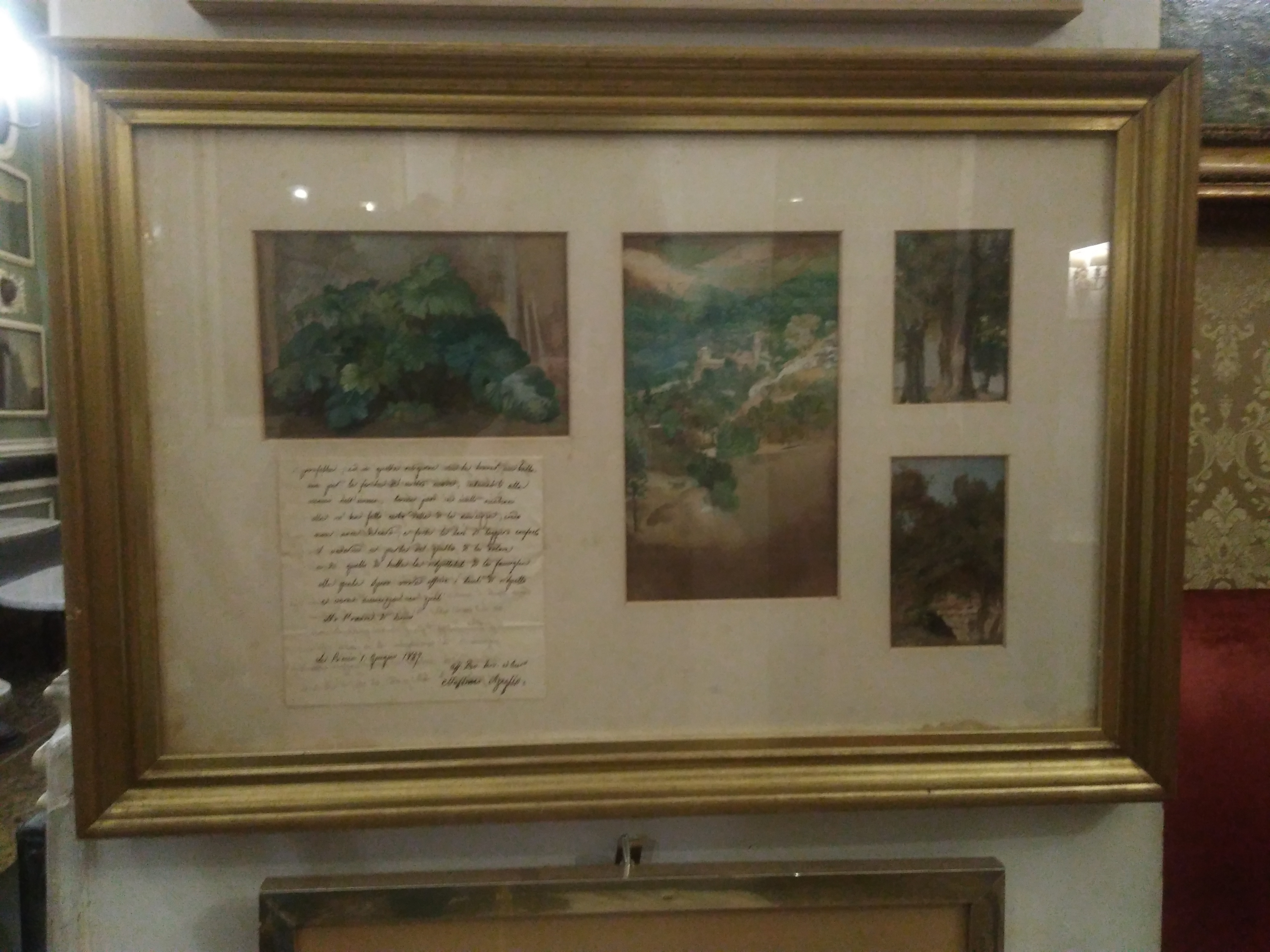 Studio di alberi (dipinto) di Massimo Taparelli d'Azeglio (XIX)