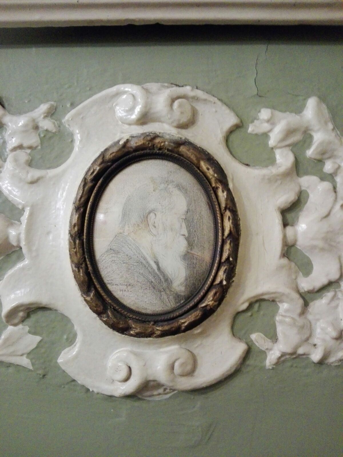 Ritratto di Giovanni Gubinelli (disegno) di Ottmar Begas (inizio XX)