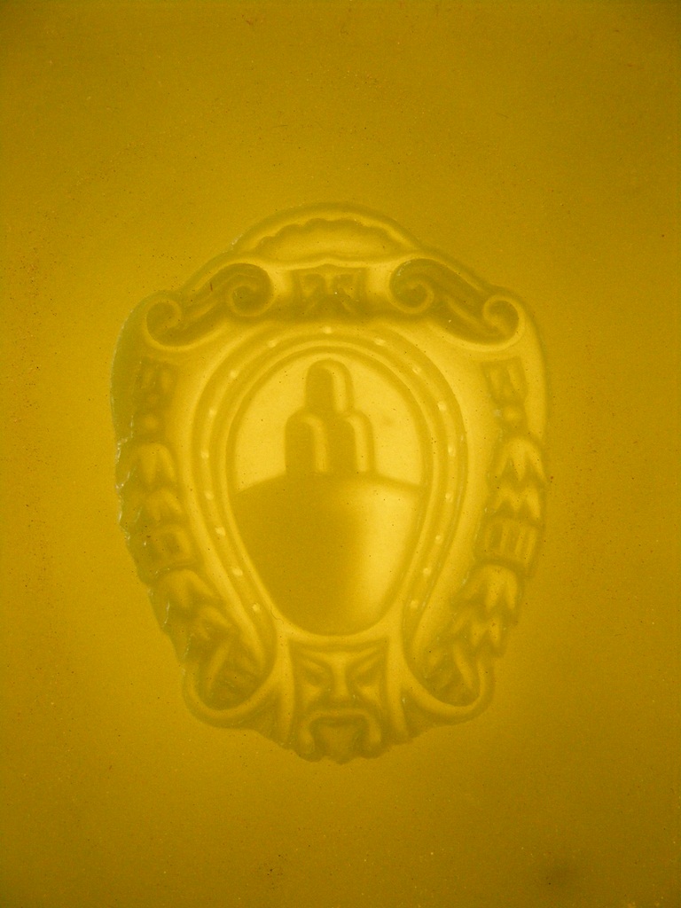 stemma Banca Monte dei Paschi di Siena (cera da filigrana, opera isolata) - ambito Italia centrale (prima metà sec. XX)