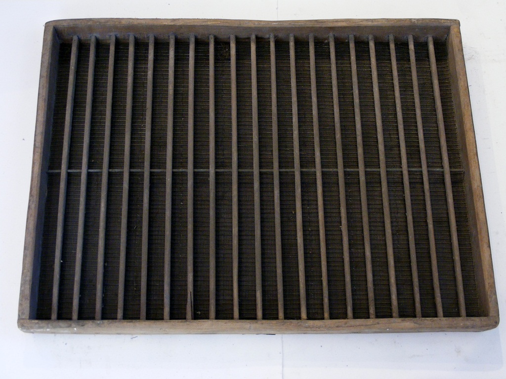 forma per carta a mano, velina - ambito pesciatino (secc. XIX/XX)