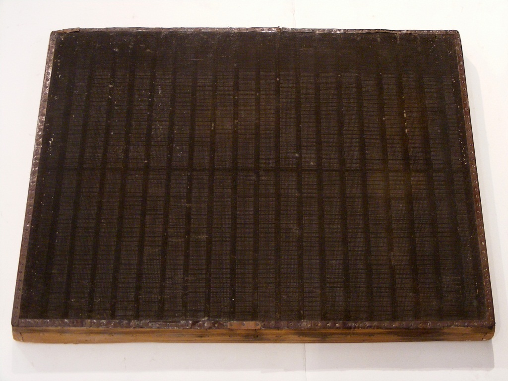 forma per carta a mano, velina - ambito pesciatino (sec. XIX/XX)