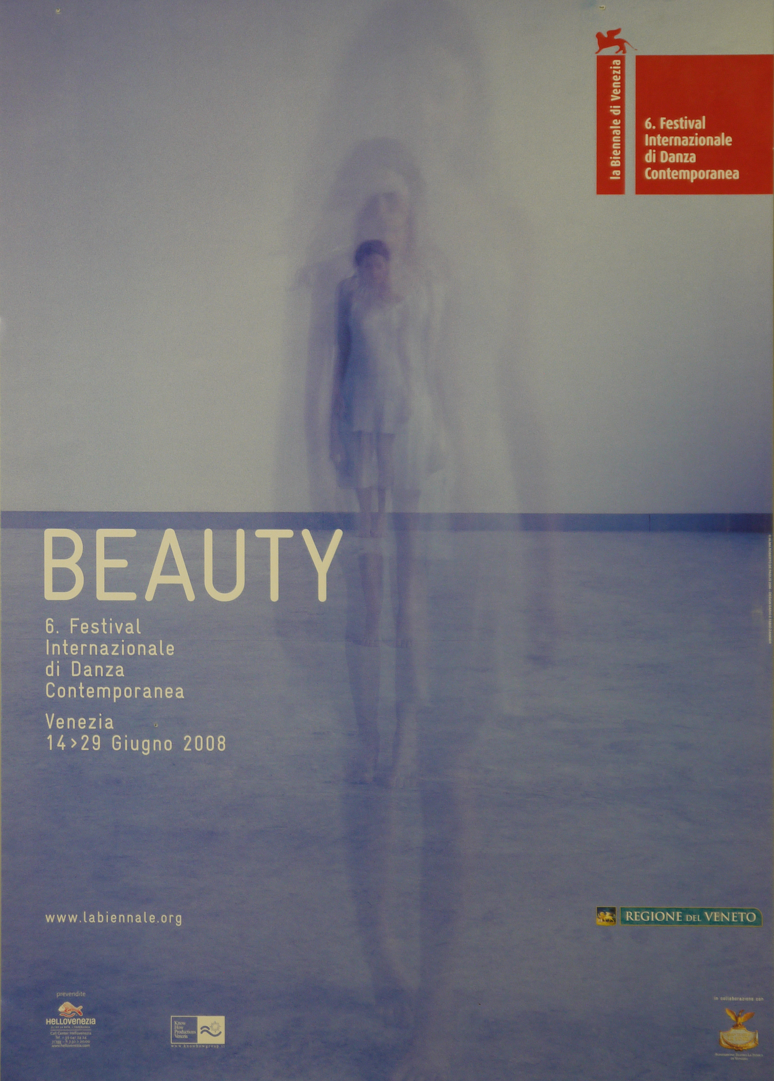 ballerina che cammina sulla spiaggia (locandina) - ambito veneto (inizio XXI)