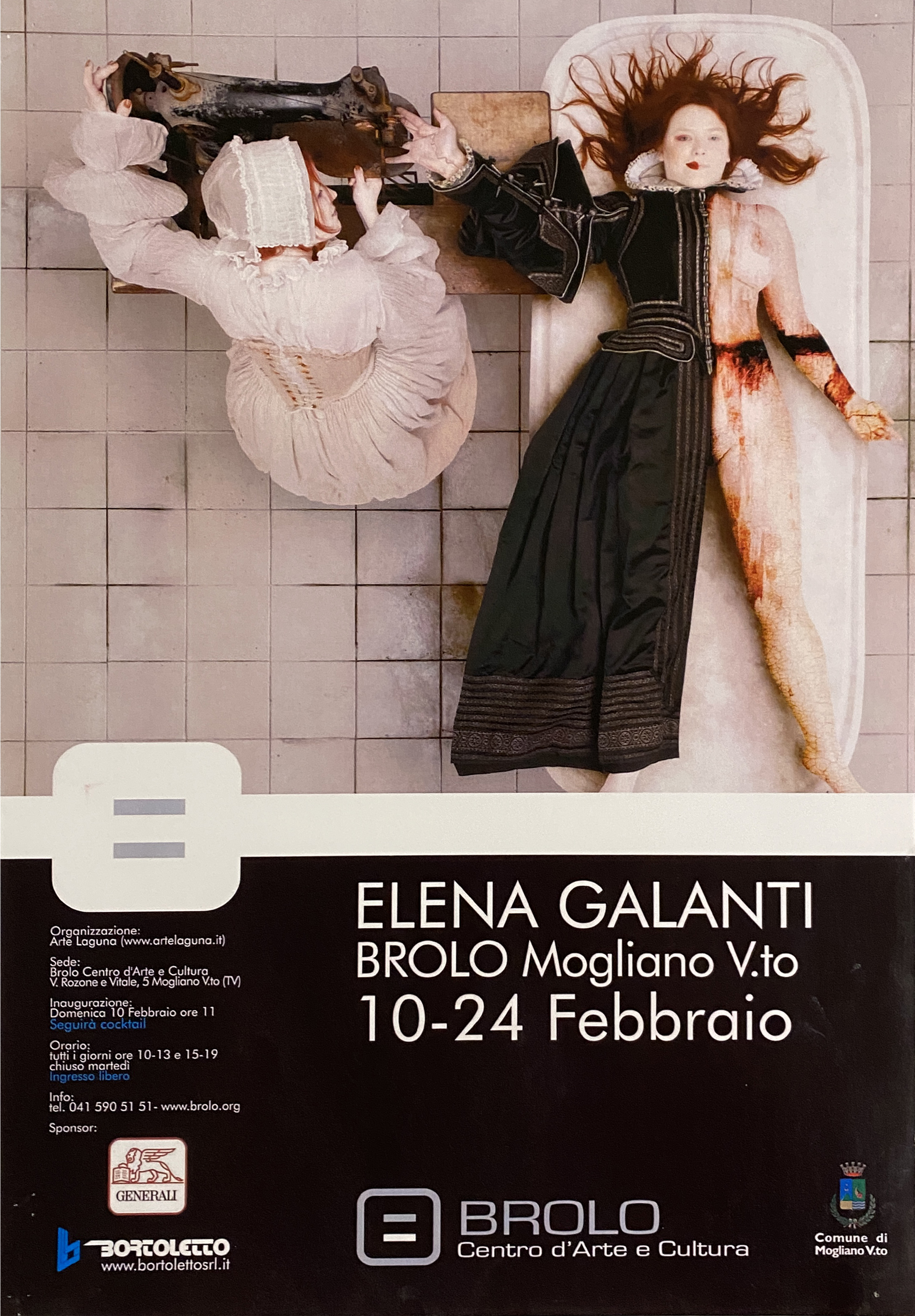 riproduzione fotografica dell'opera Charbel di Elena Galanti (locandina) - ambito veneto (inizio XXI)