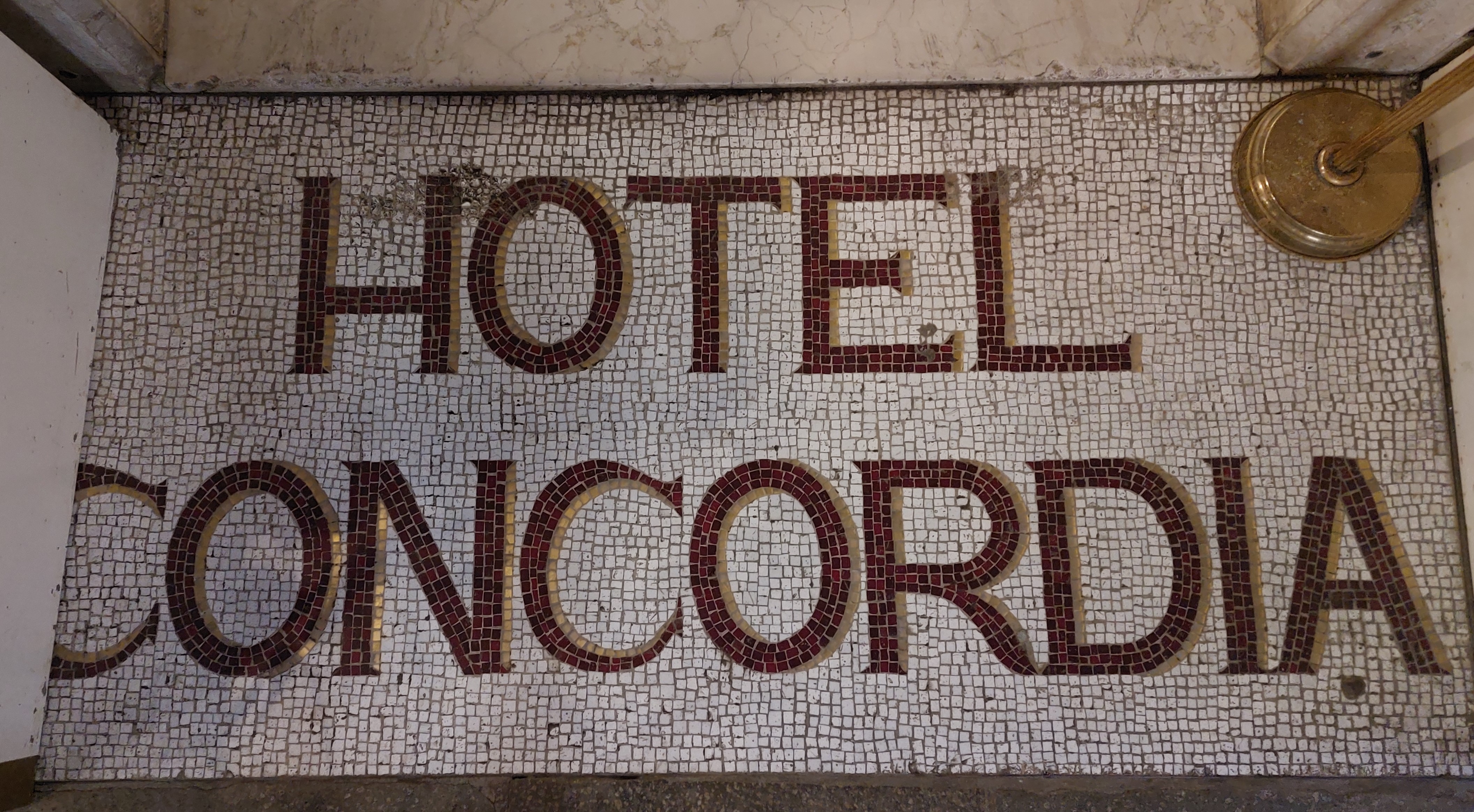 Hotel Concordia (pannello, opera isolata) - produzione veneziana (seconda metà XX)