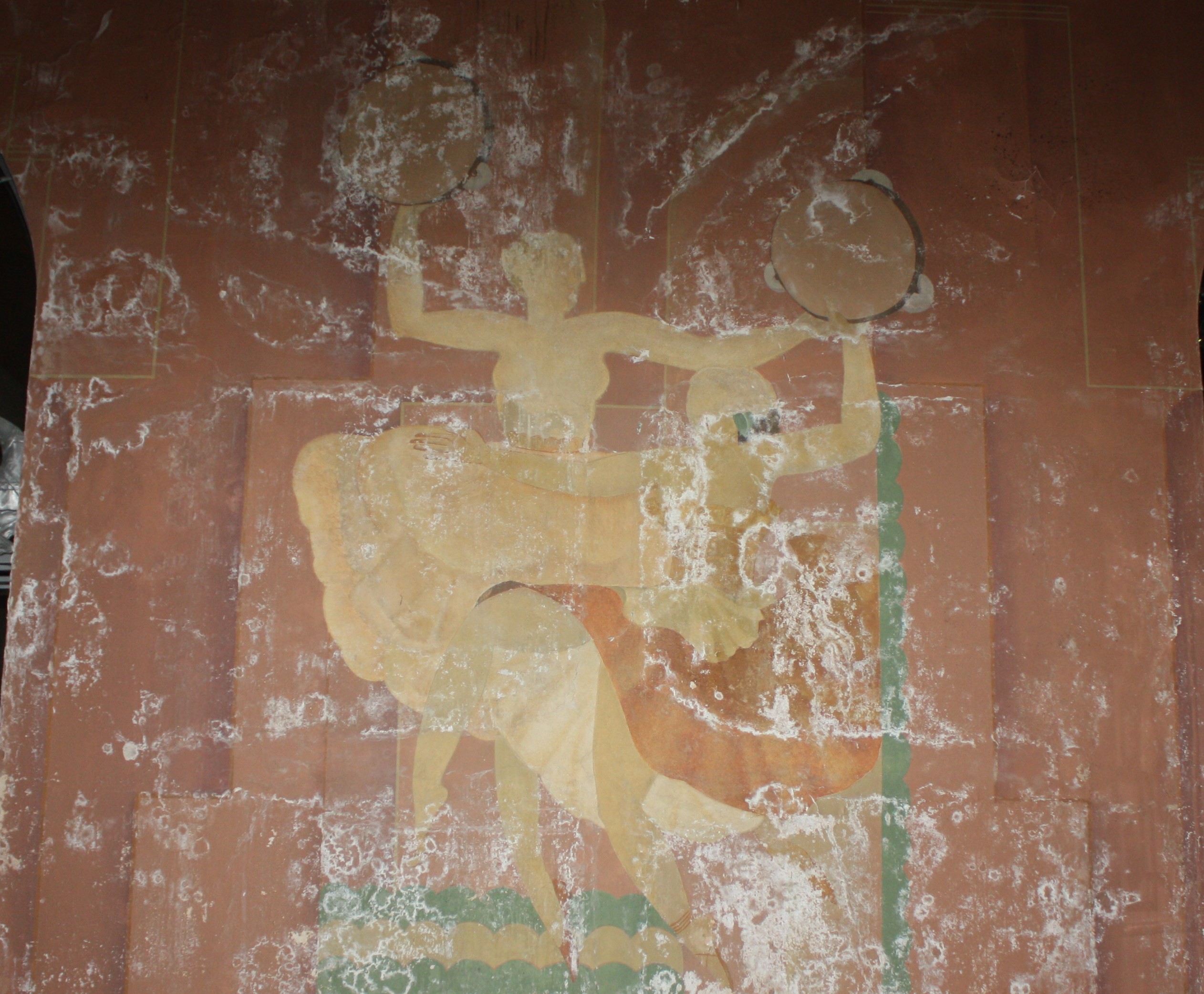 La danza, figura femminile (dipinto, complesso decorativo) di La Rovere Virginio (attribuito) (XX)