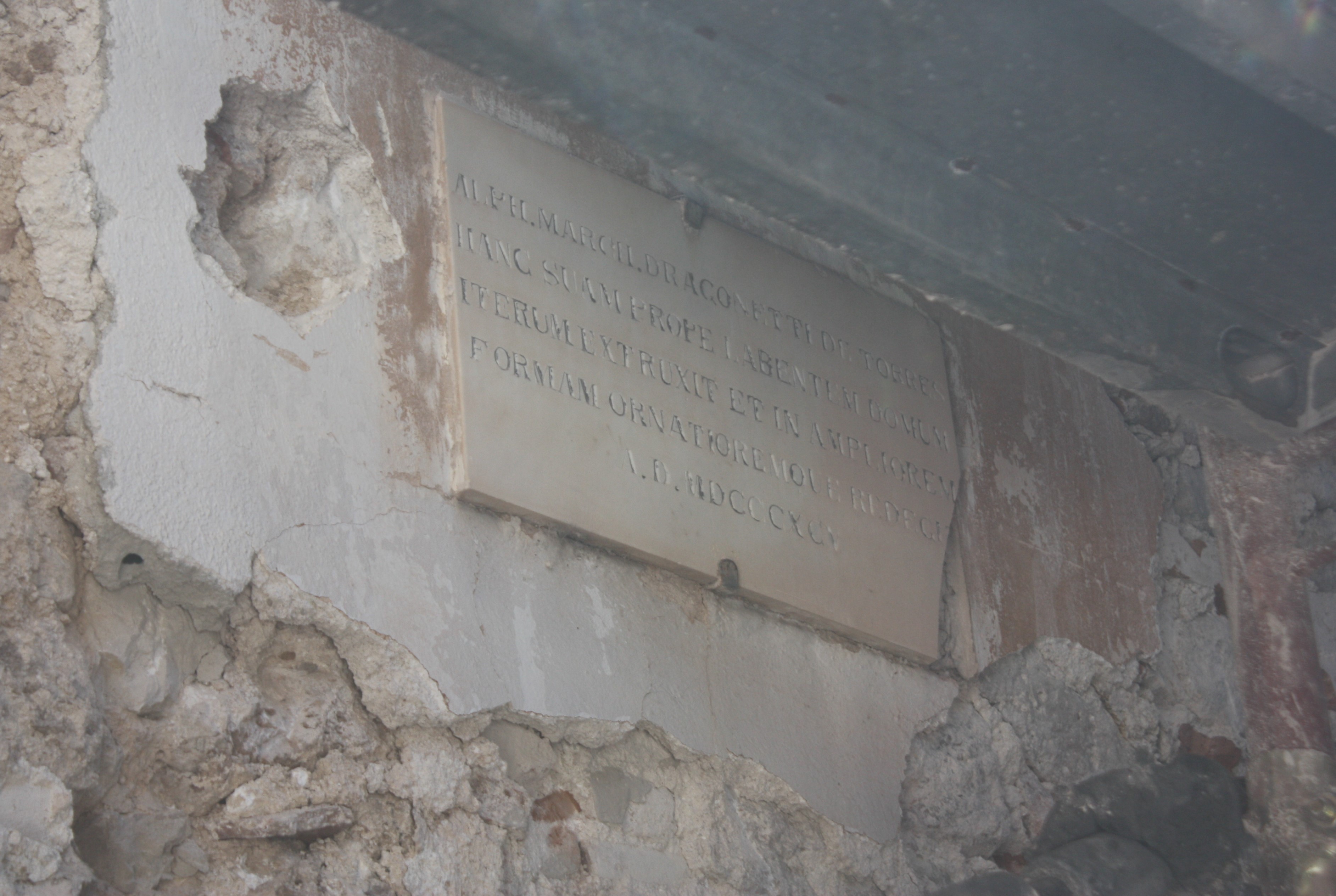 targa, targa commemorativa (targa commemorativa, opera isolata) - ambito abruzzese (prima metà XIX)