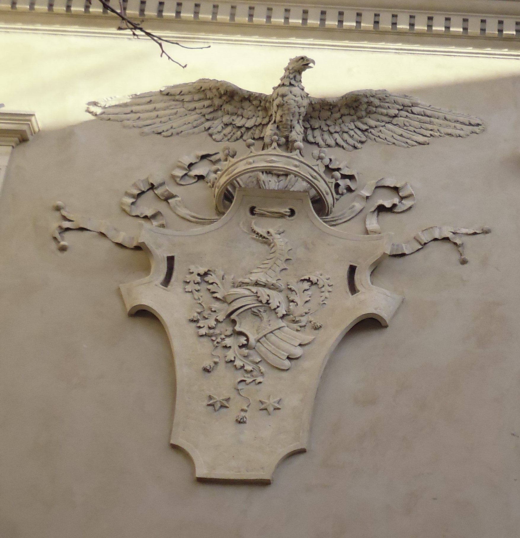 stemma Dragonetti, rilievo (rilievo, opera isolata) - ambito abruzzese (prima metà XX)