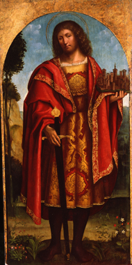 San Secondo d'Asti, San Secondo d'Asti (dipinto, pendant) di Gandolfino da Roreto (attribuito) (primo quarto XVI)
