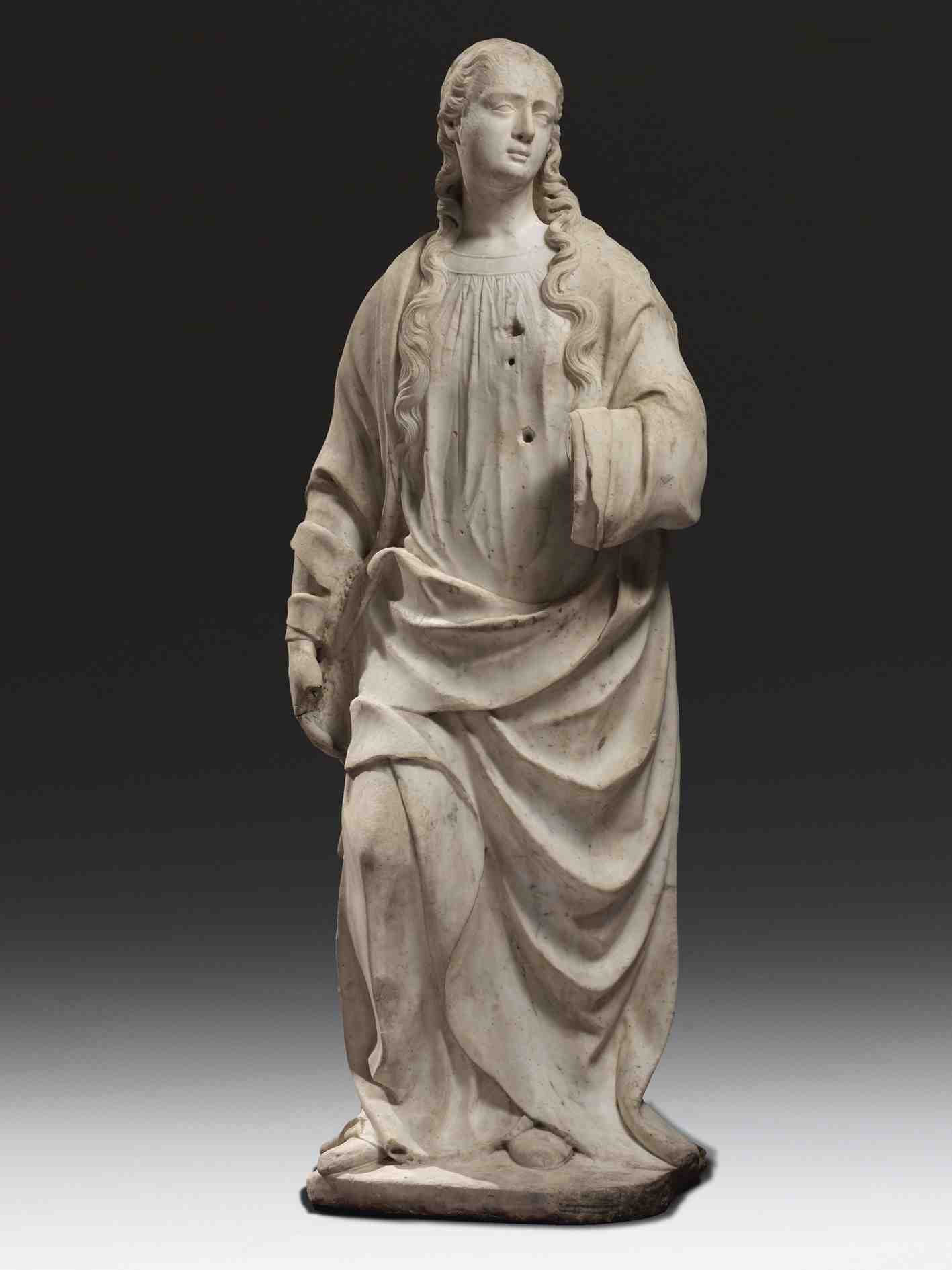 Santa (scultura) di Gagini Antonello (attribuito), Gagini Antonino (attribuito) (sec. XVI)