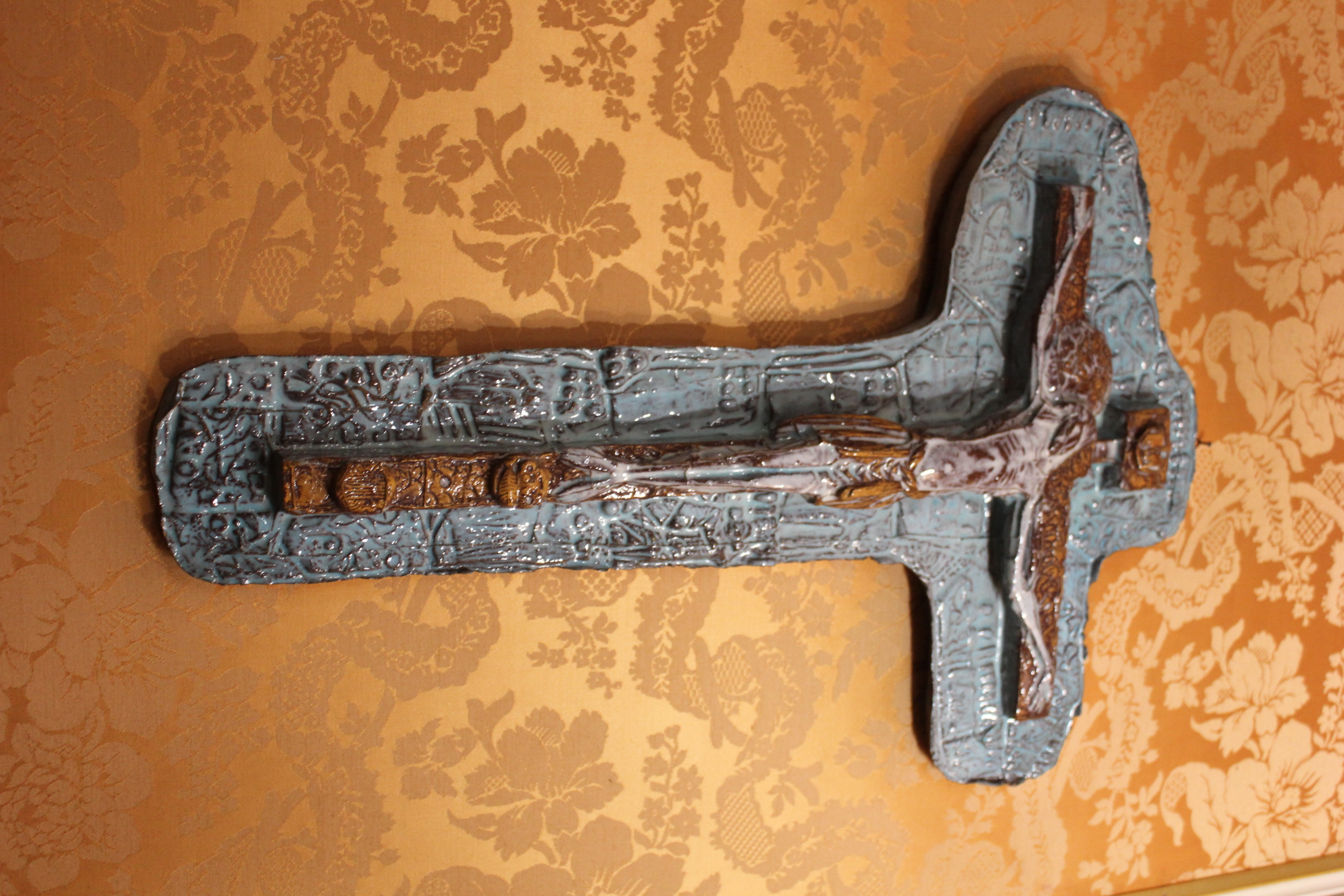 Crocifisso, Crocifisso (scultura, opera isolata) di Biancini Angelo (XX)