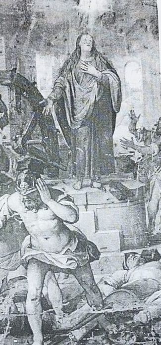 martirio di Santa Caterina d'Alessandria (dipinto, opera isolata) di Zuccari Federico (attribuito) (sec. XVI)