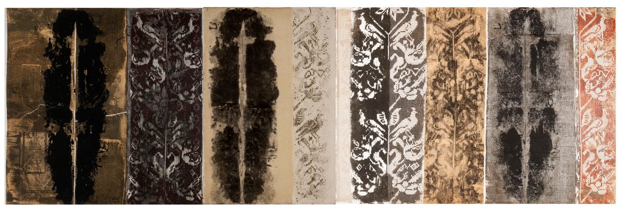 Uccel di bosco, composizione astratta (opera bidimensionale) di Scialoja Toti (Sec. XX)