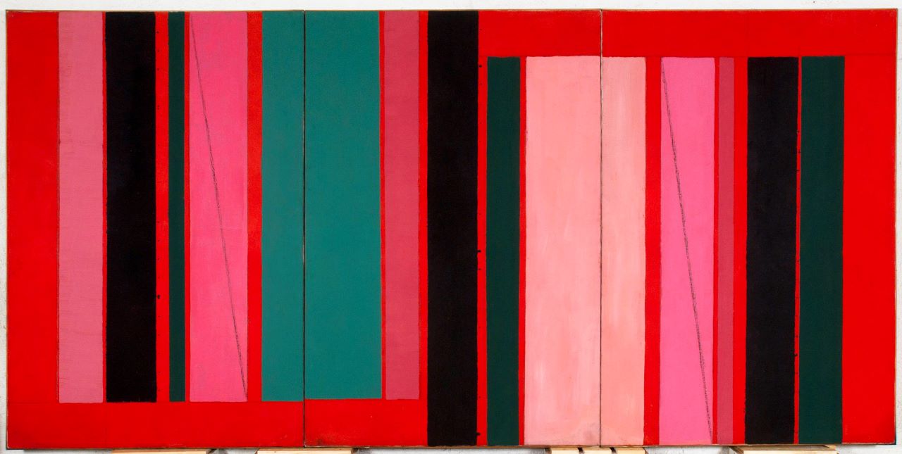 Senza titolo, composizione astratta (opera bidimensionale) di Scialoja Toti (Sec. XX)