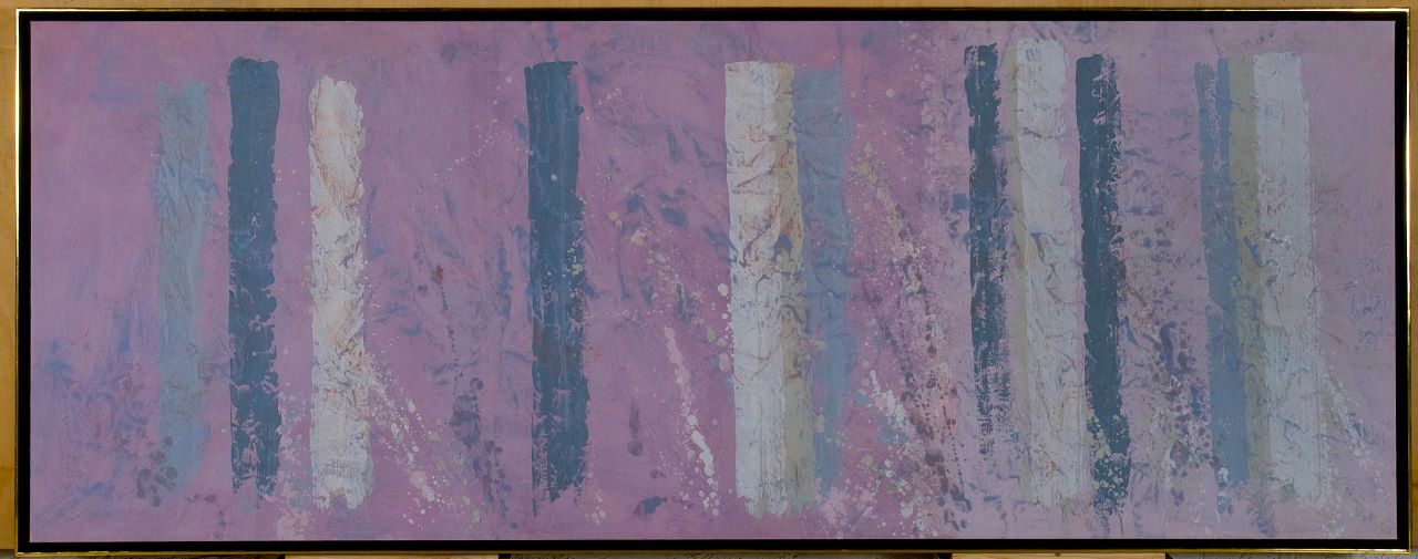 Senza titolo, composizione astratta (opera bidimensionale) di Scialoja Toti (Sec. XX)