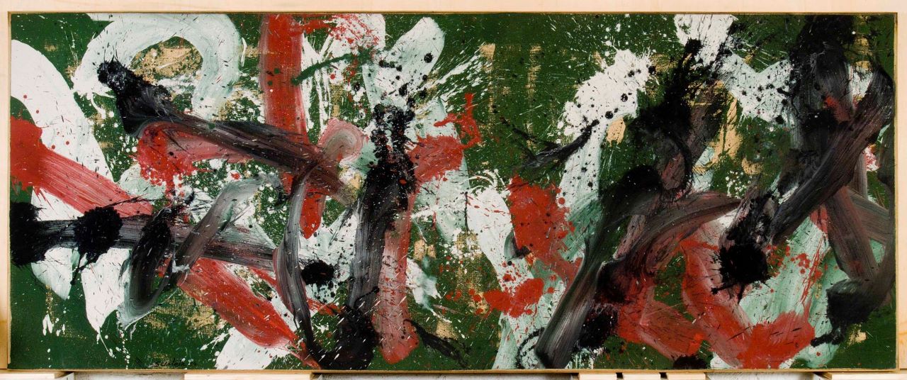 [Rocca d'Aspide], composizione astratta (opera bidimensionale) di Scialoja Toti (Sec. XX)