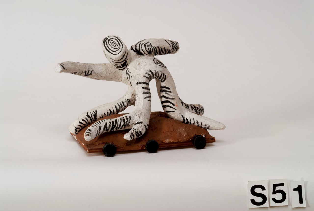 Albero, Macchina scenica per il ratto di Proserpina (scultura, opera isolata) di Scialoja Toti - ambito italiano (ultimo quarto XX)