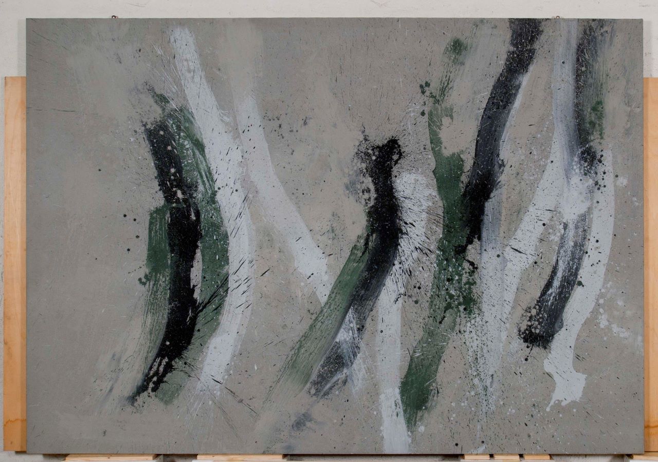 [Ninfa], composizione astratta (opera bidimensionale) di Scialoja Toti (Sec. XX)