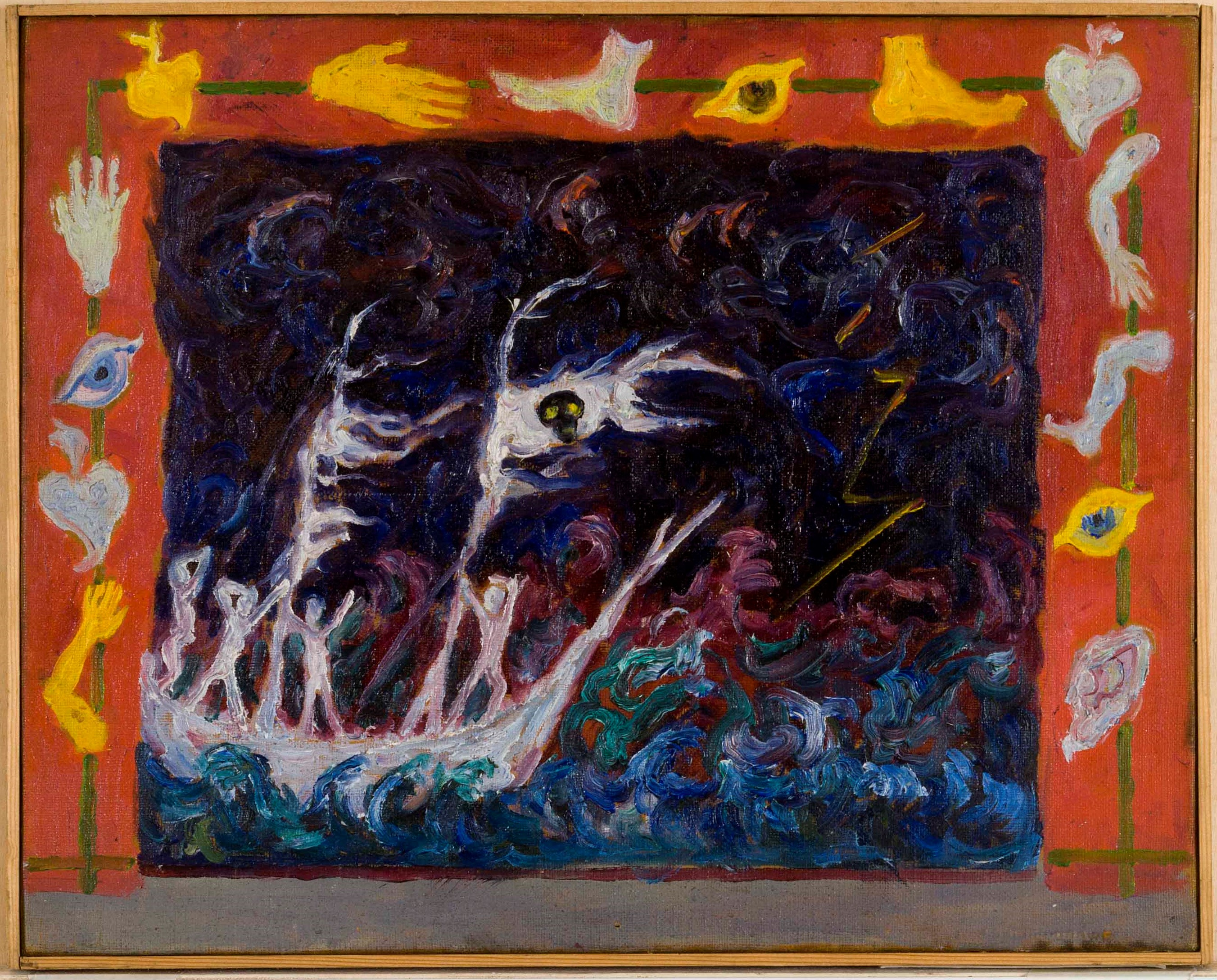 L'opera dello straccione, bozzetto per il teatro (opera bidimensionale) di Scialoja Toti (XX)