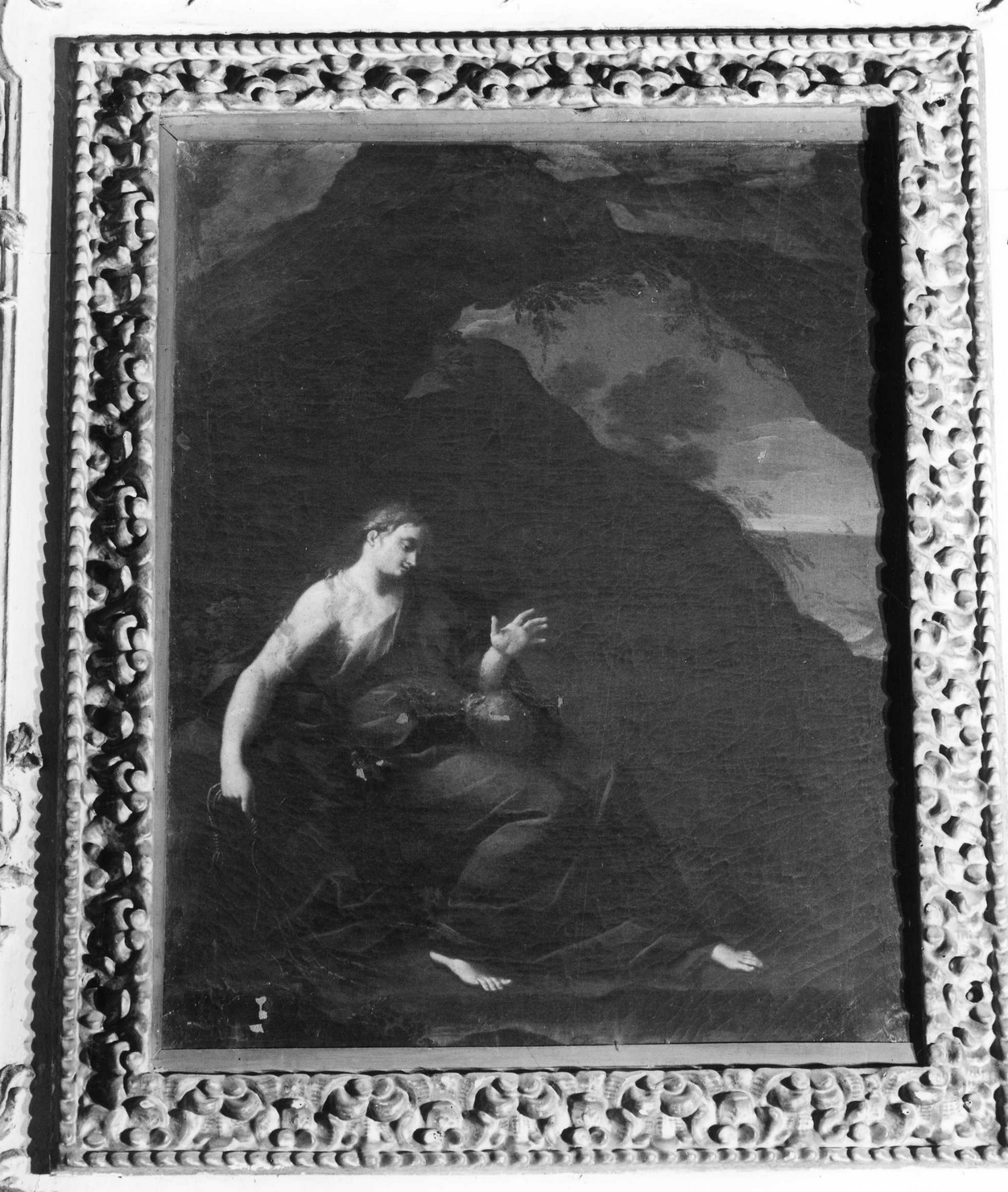 Maddalena penitente (dipinto, opera isolata) - ambito veneto (fine/ inizio XVII-XVIII)