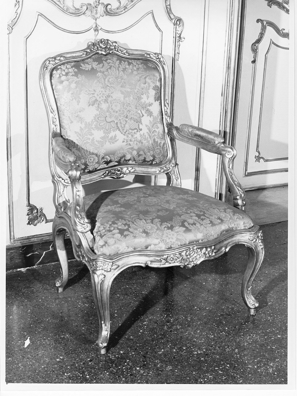 poltrona, serie - produzione ligure (metà XVIII)