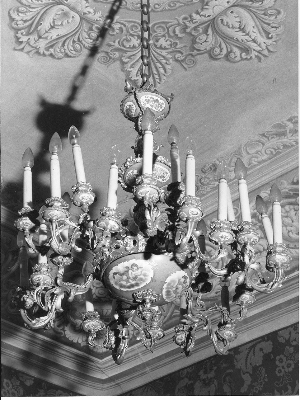 lampadario - a bracci, opera isolata - manifattura di Sèvres (XIX)