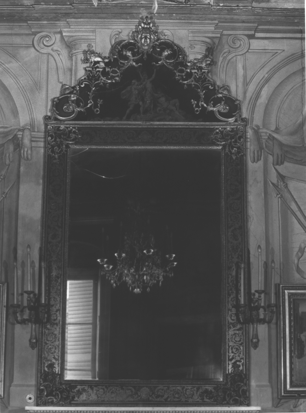 specchiera, opera isolata - produzione francese (fine XVII)