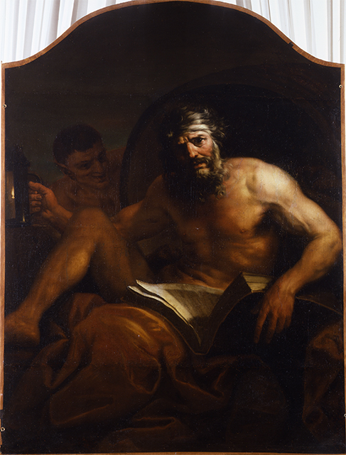 Diogene (dipinto, opera isolata) di Piola Domenico (attribuito) - ambito genovese (anni settanta XVII)