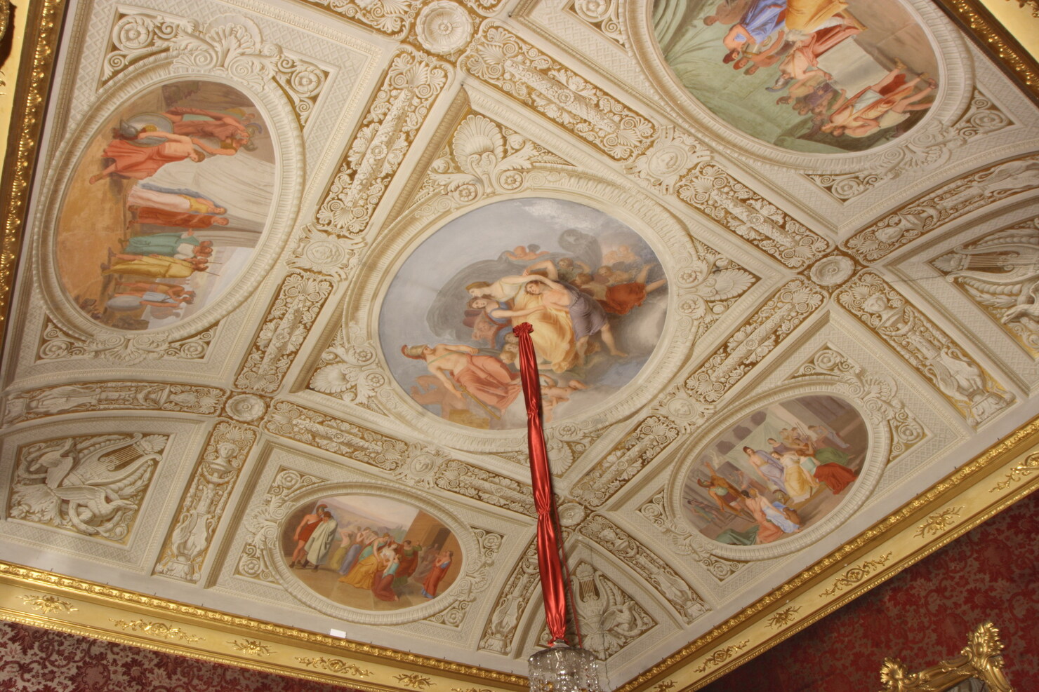 Ornati a finto stucco (decorazione plastica, opera isolata) di Canzio Michele (metà XIX)