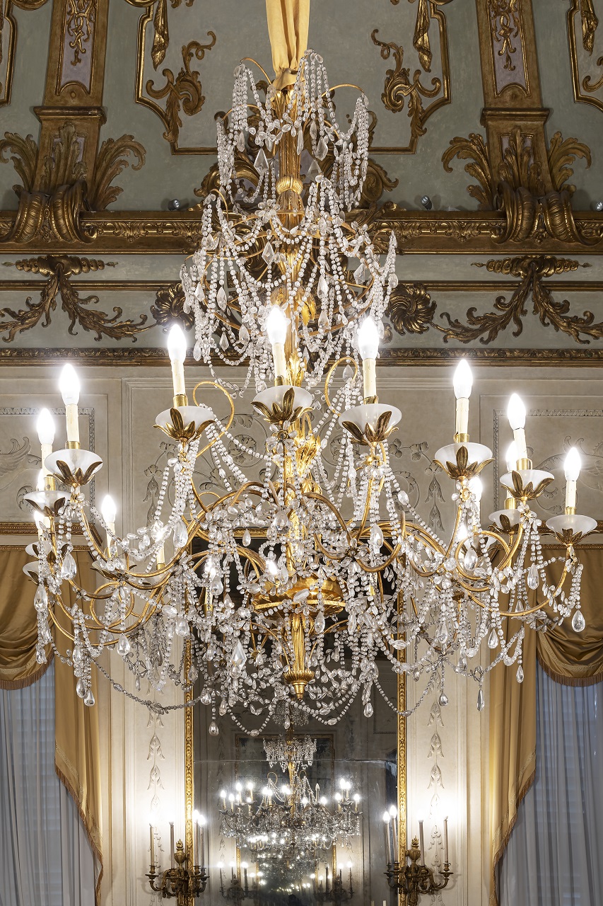 lampadario, opera isolata - produzione ligure (seconda metà XVIII)