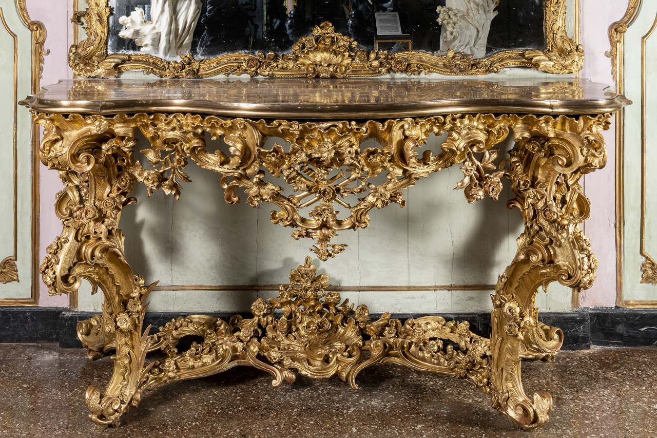 console (console, coppia) - bottega genovese (metà XVIII)