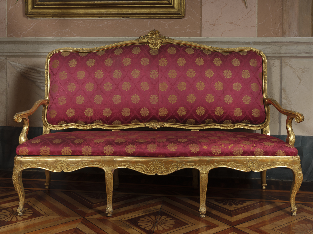 divano, opera isolata - bottega ligure (metà XVIII)