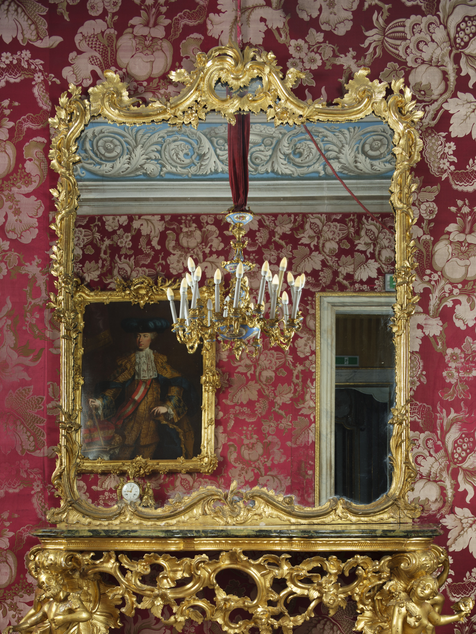 specchiera, opera isolata - bottega ligure (metà XVIII)