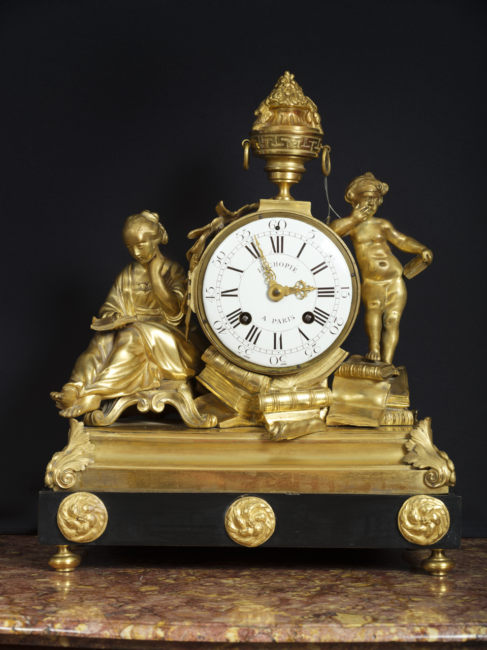 la Malinconia (orologio, opera isolata) - produzione francese (primo quarto XIX)