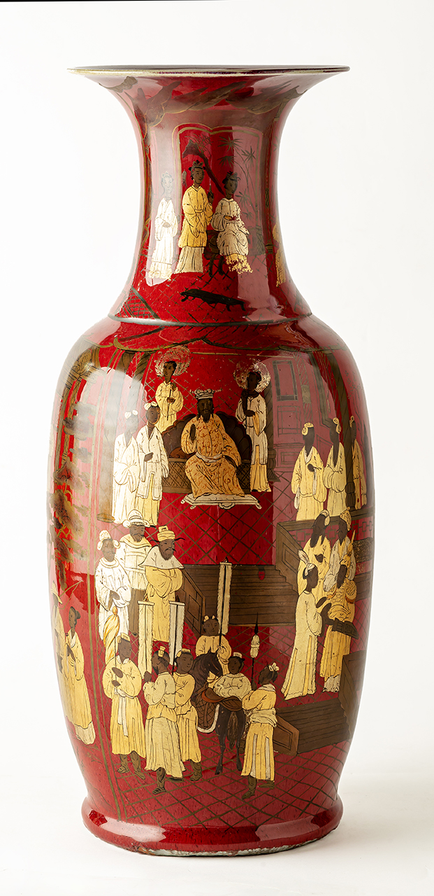 vaso, coppia - bottega cinese (seconda metà XVIII)