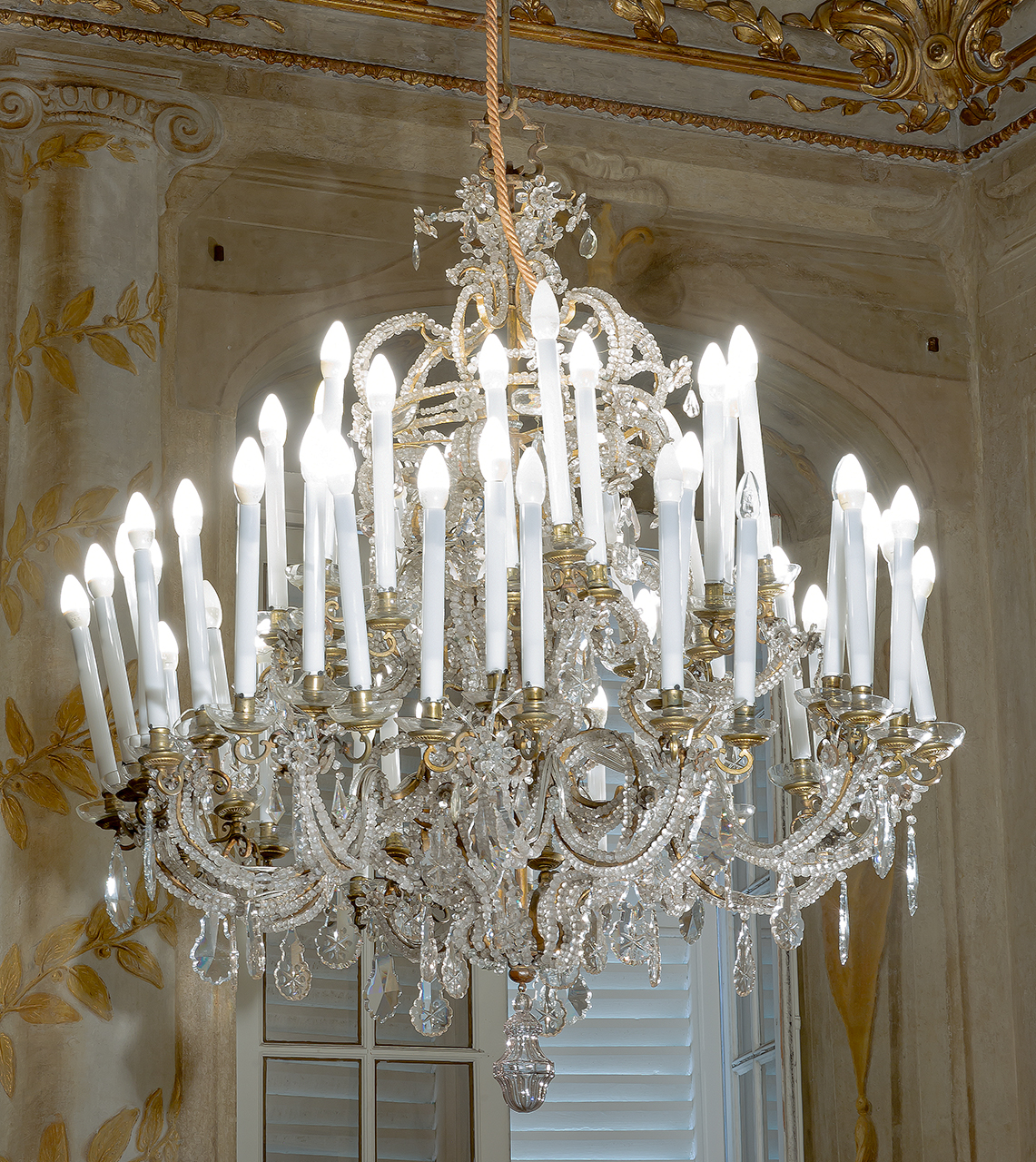 lampadario, opera isolata - bottega italiana (prima metà XIX)