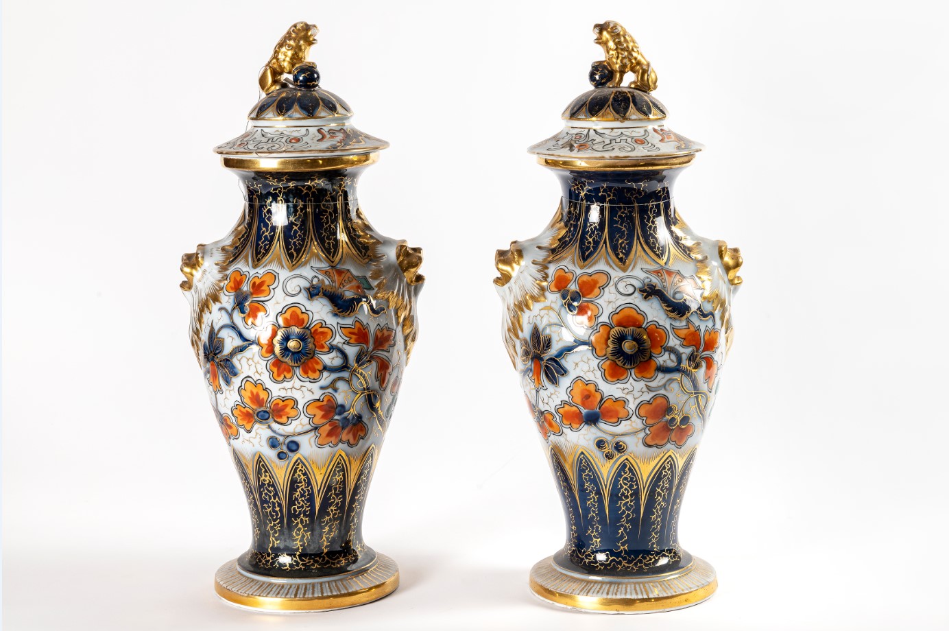 vaso, coppia - manifattura inglese (prima metà XIX)