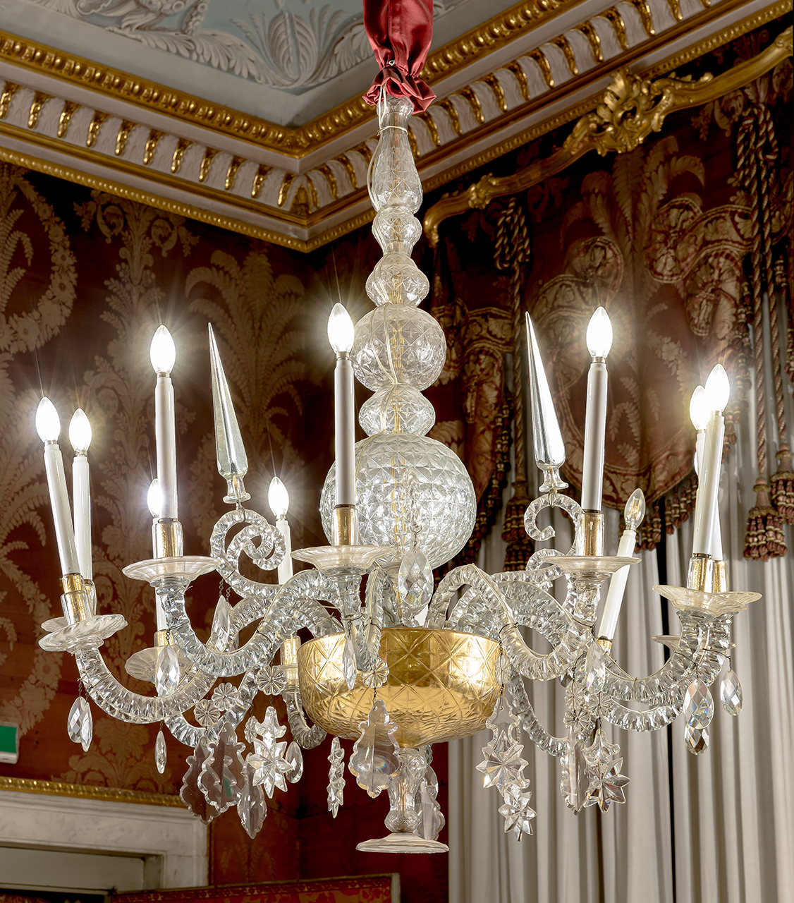 lampadario - a bracci, opera isolata - produzione genovese (prima metà XX)