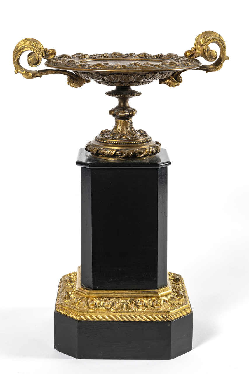alzata, coppia - ambito francese (prima metà XIX)