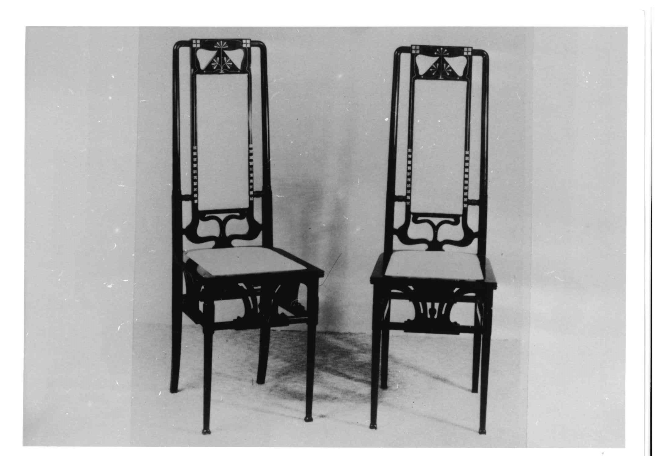 sedia, coppia di Quarti Eugenio (attribuito) (inizio sec. XX)