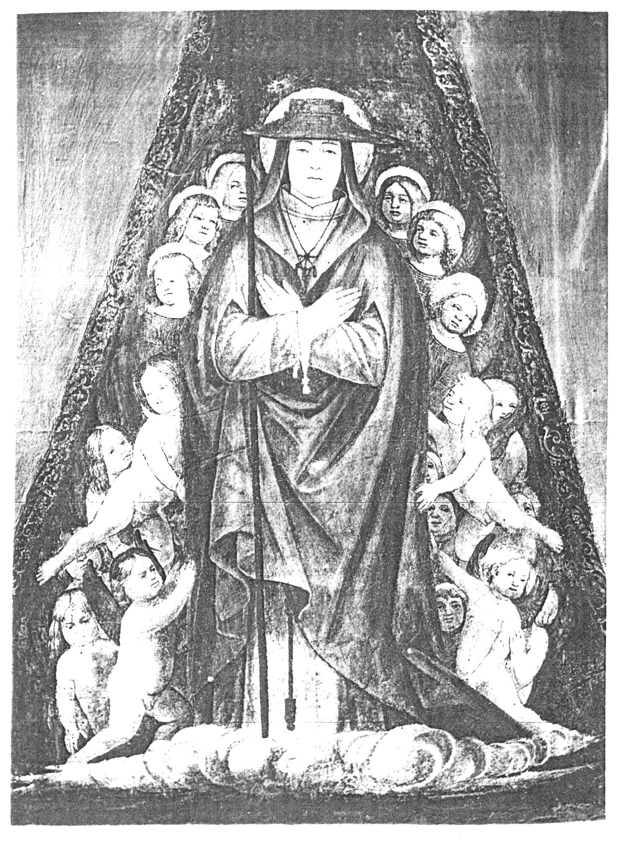 San Bonaventura (spicchio di volta) (dipinto, opera isolata) di Jacopino de' Scipioni da Averara (attribuito) (fine/ inizio secc. XV/ XVI)