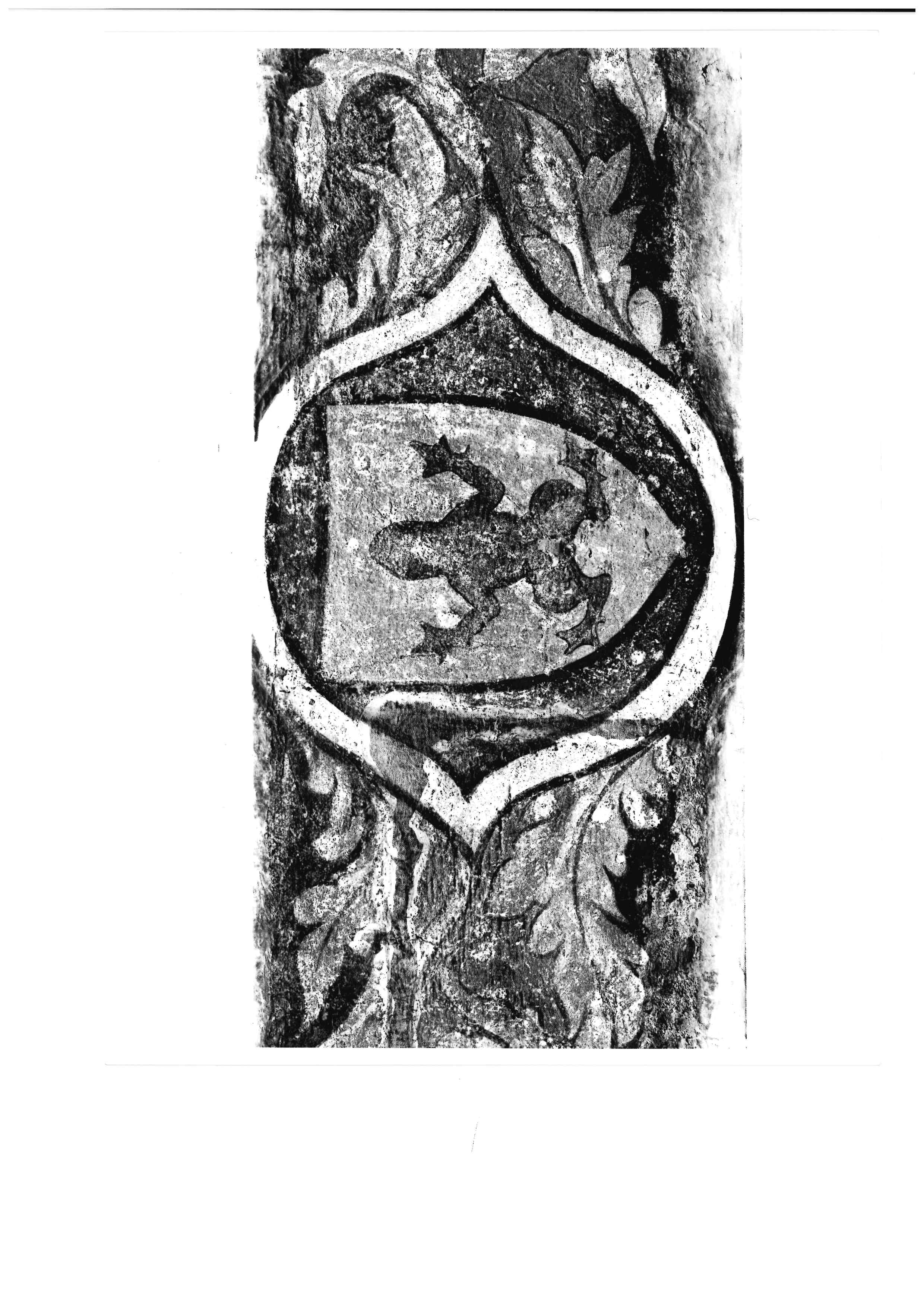 Stemma gentilizio (dipinto, opera isolata) - ambito bresciano (sec. XV)